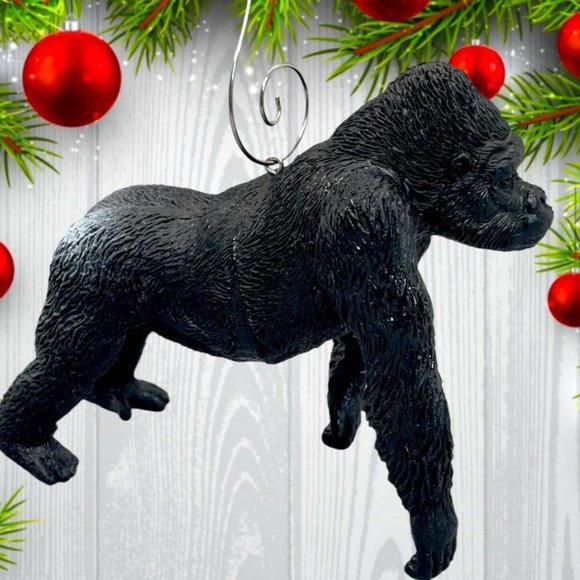 Beautifully Detailed Gorilla 4" Custom Christmas Tree Ornament - Picture 3 of 4